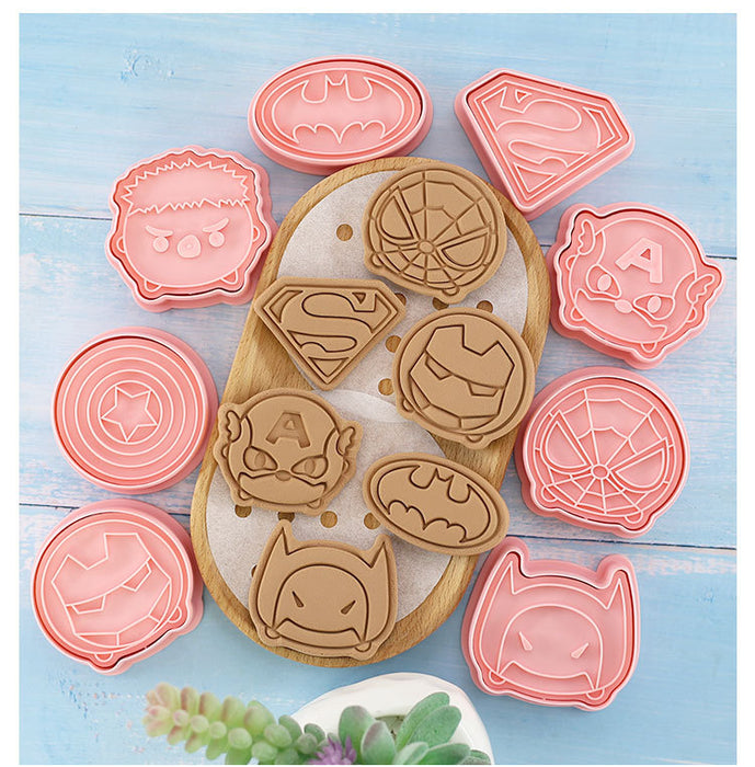 Super Heroes Cookie Cutters Set 8pc