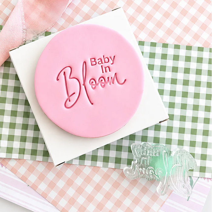 Baby In Bloom Text Stamp (SweetP)