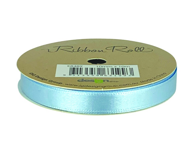 Ribbon Roll 10mm x 10m - Light Blue