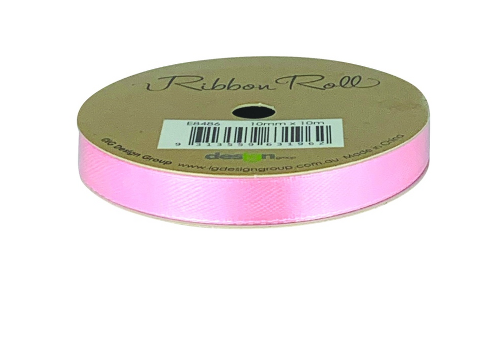 Ribbon Roll 10mm x 10m - Light Pink