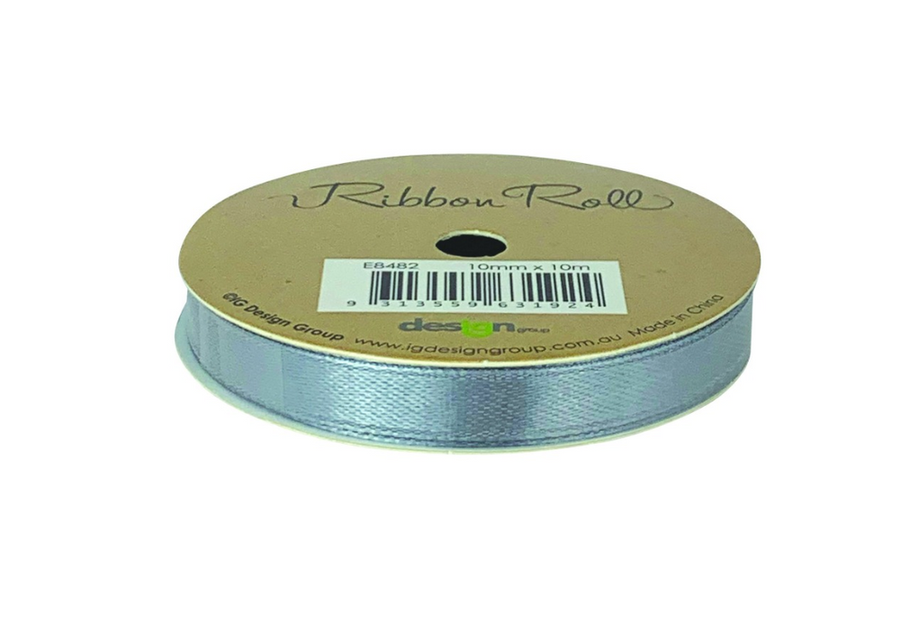 Ribbon Roll 10mm x 10m - Silver