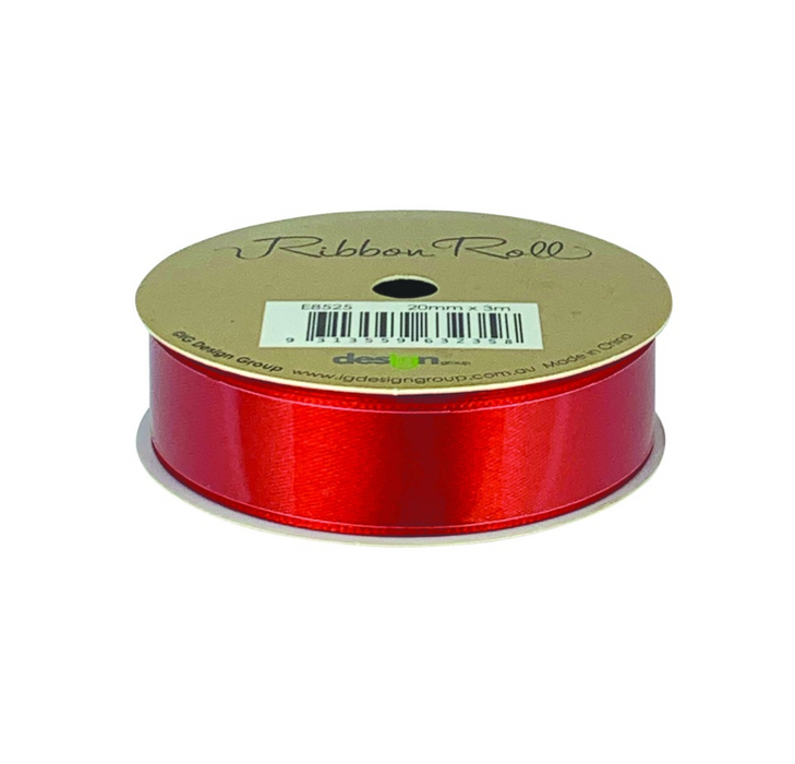 Ribbon Roll 20mm x 3m - Red