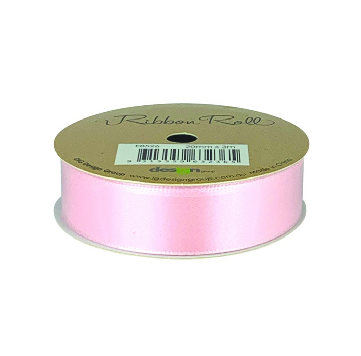 Ribbon Roll 20mm x 3m - Light Pink