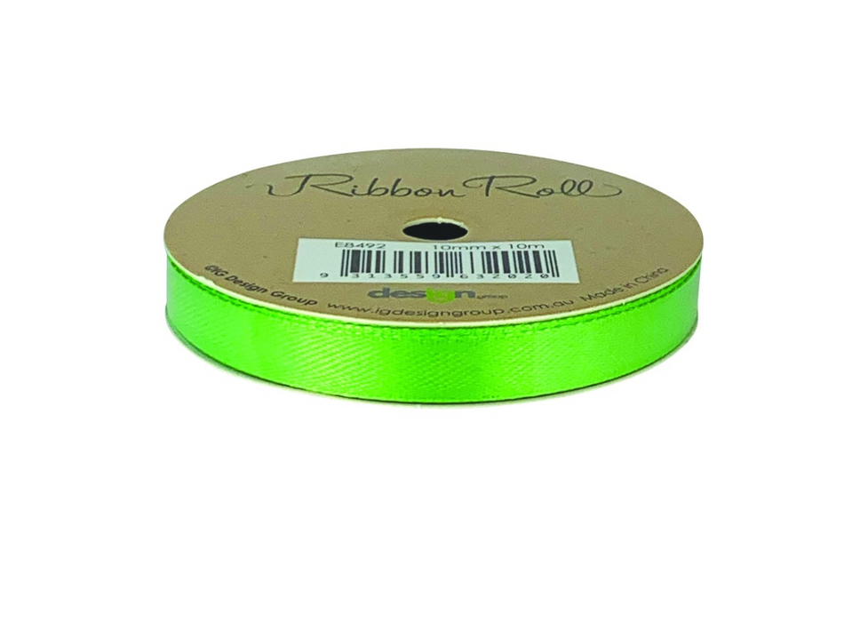 Ribbon Roll 10mm x 10m Green