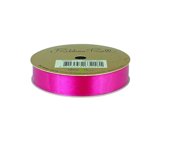 Ribbon Roll 15mm x 6m Hot Pink