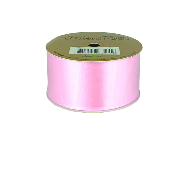 Ribbon Roll 38mm x 3m Light Pink