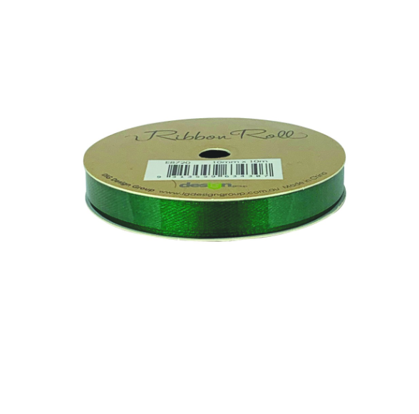 Ribbon Roll 10mm x 10m Dark Green