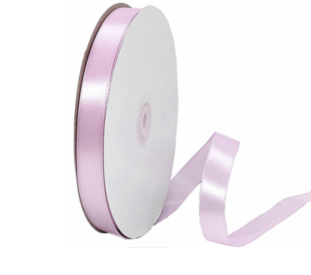 Satin Ribbon Roll 15mm x 91m Light Pink