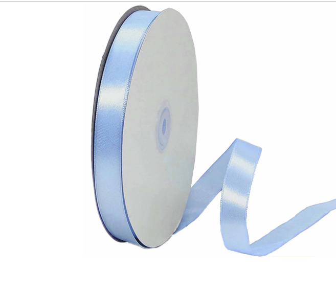 Satin Ribbon Roll 15mm x 91m Baby Blue