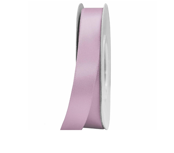 Satin Ribbon Roll 25mm x 91m Light Pink
