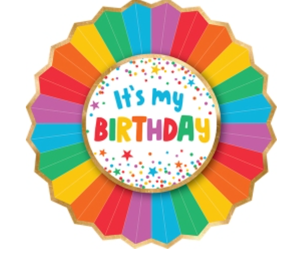 Paper Birthday Badge - General