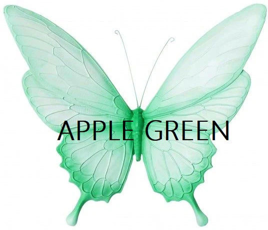 Wafer Paper Butterflies Moreish Signature Range - Apple Green 15 Pack