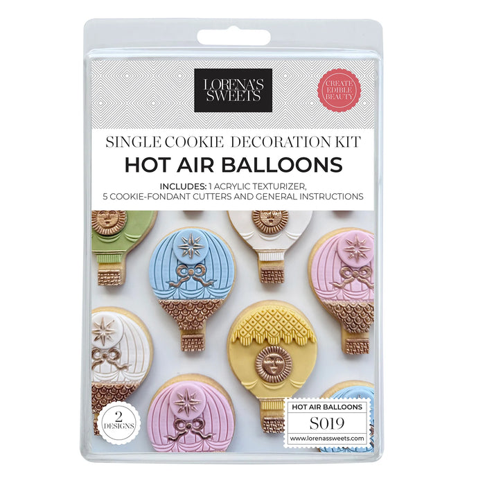 Lorena's Sweets - Hot Air Balloons Single Cookie Kit