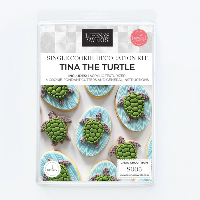 Lorena's Sweets - Tina The Turtle Single Cookie Kit