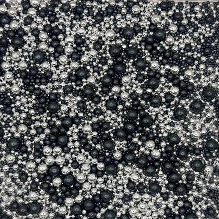 Sprinkle Mix - Black & Bling 100g
