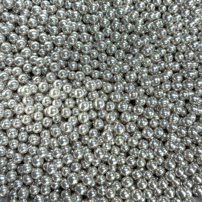 Silver Sprinkles 4mm 100g - Sweet Celebrate