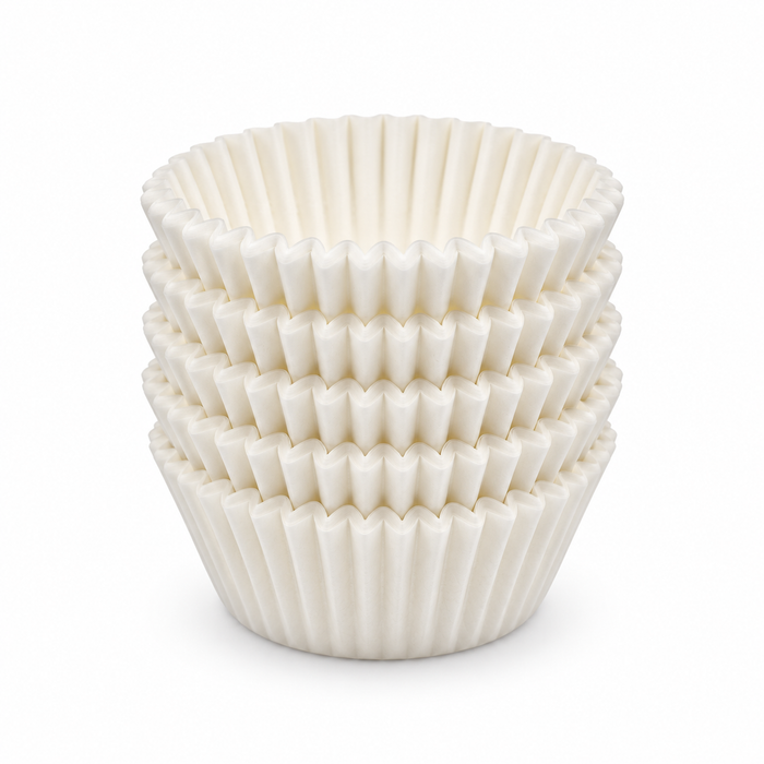 #360 Mini Baking Cups 100pk - White