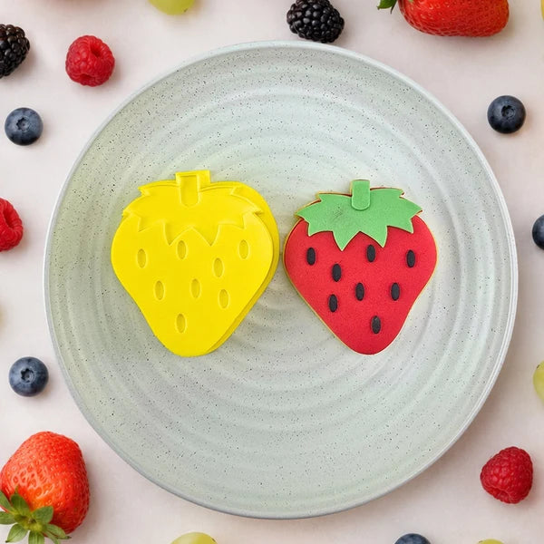 Strawberry Cutter & Debosser Set Small