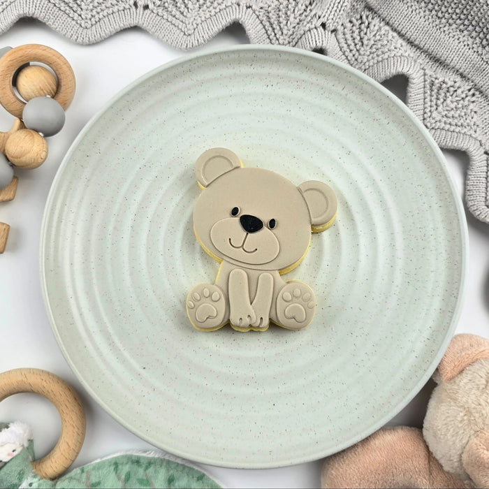 Teddy Bear Cutter & Debosser Set