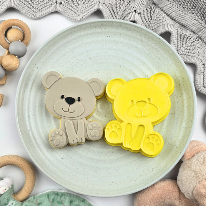 Teddy Bear Cutter & Debosser Set