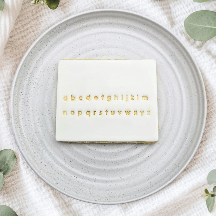 Tiny Lower Case Letter Stamps