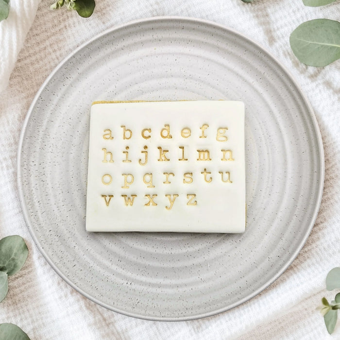 Typewriter Letter Stamps Lowercase