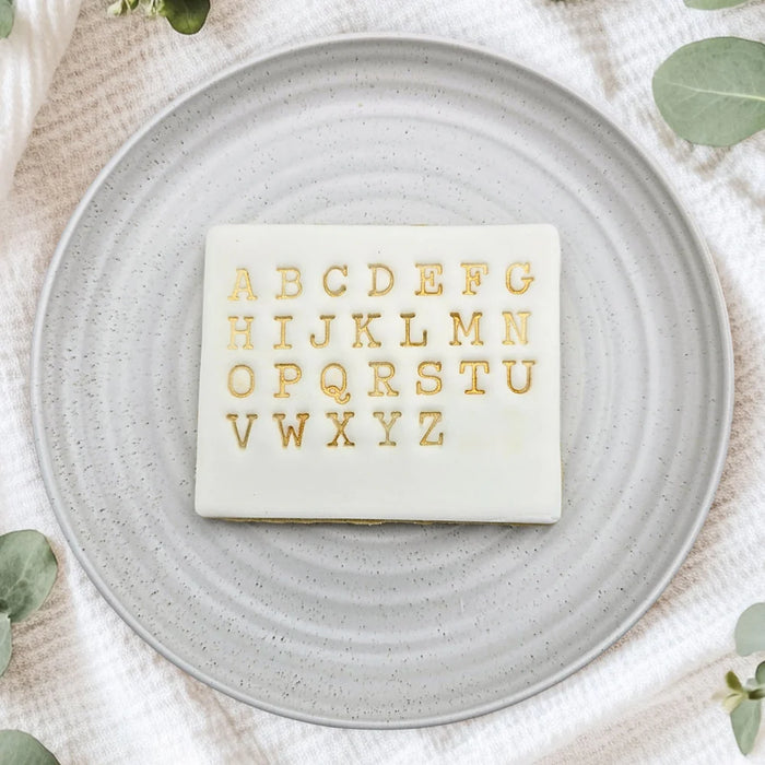 Typewriter Letter Stamps Upper Case