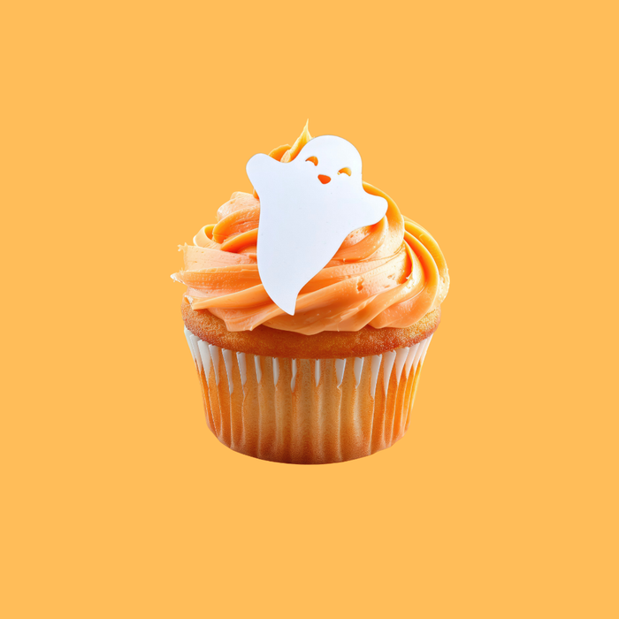 Acrylic Cupcake Topper 5pk - Ghost