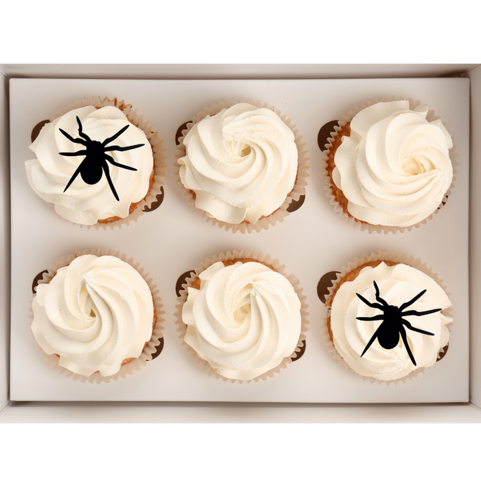 Acrylic Cupcake Topper 5pk - Spider