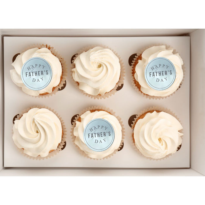 Happy Father's Day Round Border Acrylic Disc - 10pk