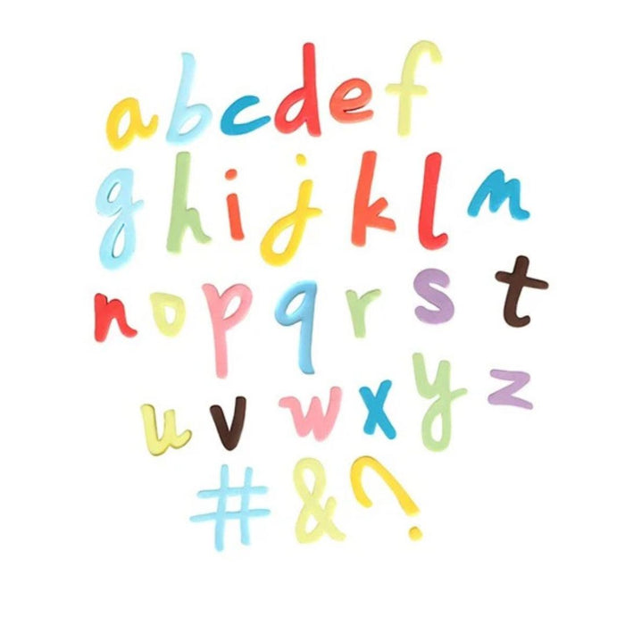 Alphabet Letter Script Plunger Cutters