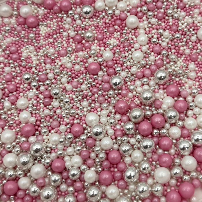 Sprinkle Mix - Pink Luxe Pearls Mix 100g