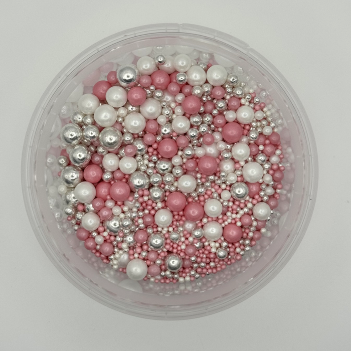 Sprinkle Mix - Pink Luxe Pearls Mix 100g