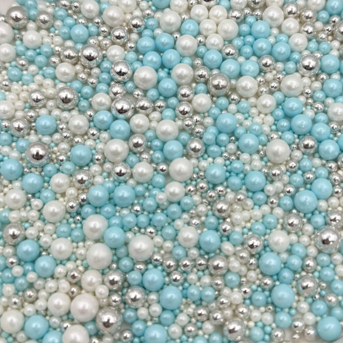 Sprinkle Mix - Blue Luxe Pearls Mix 100g