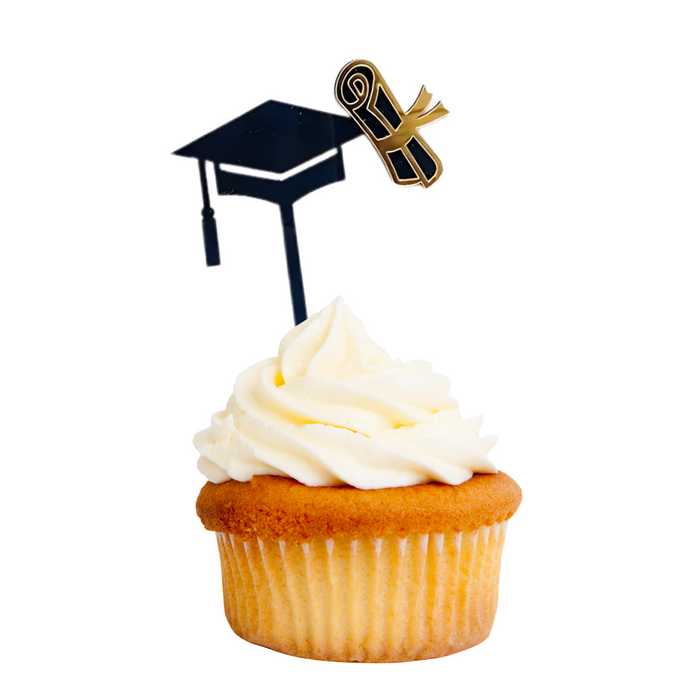 Graduation Hat Mini Acrylic Topper 1pc