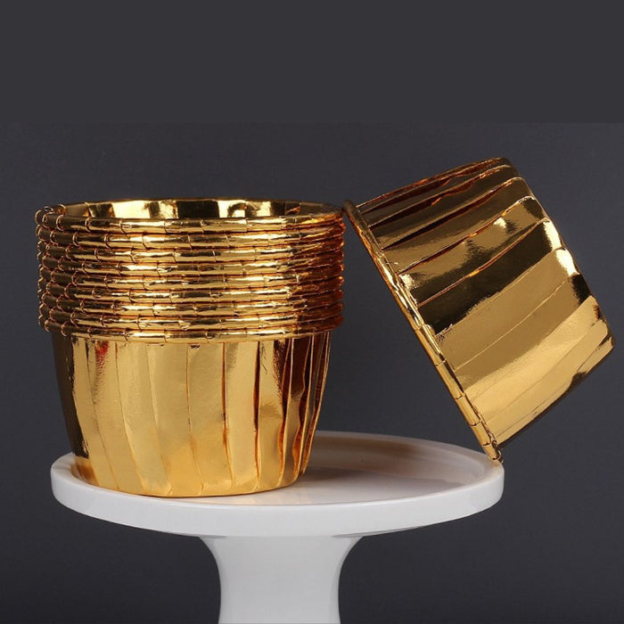 Foil Baking Cup 50pk - Gold