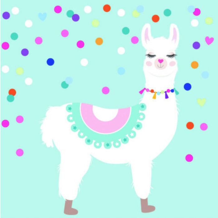 Llama Party Napkins 20pk