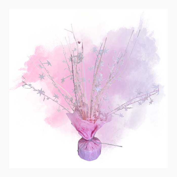 Foil Spray Centerpiece - Pink