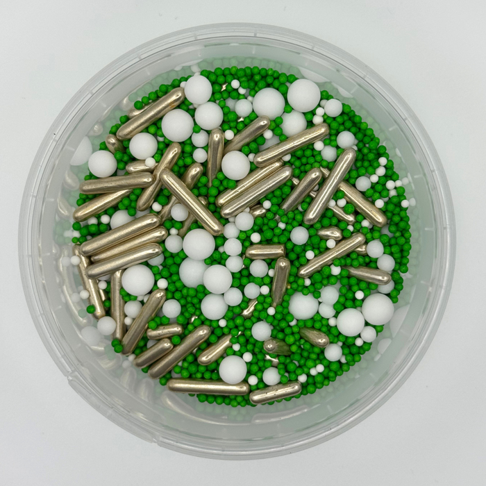 Sprinkle Mix - Green Glitz 100g