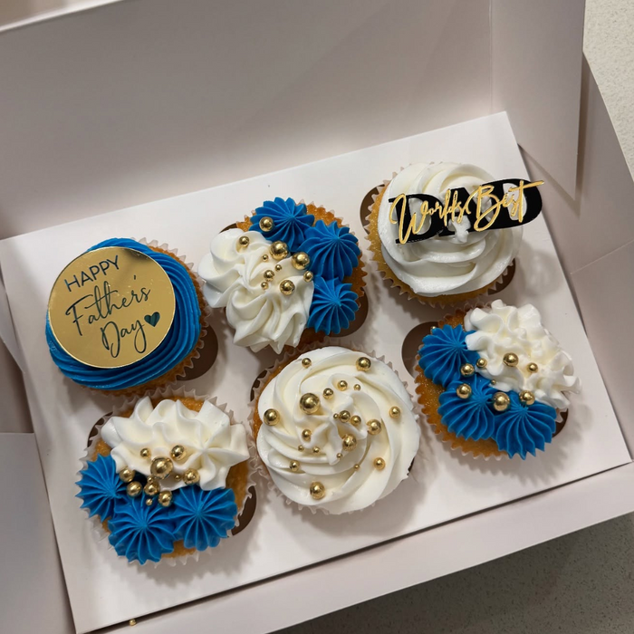 World's Best Dad Cupcake Charm