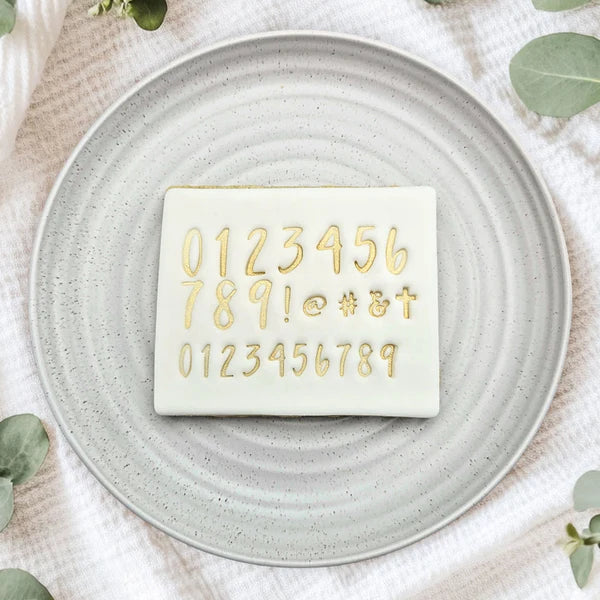 V2 Script Stamps (WS) - Numbers & Symbols