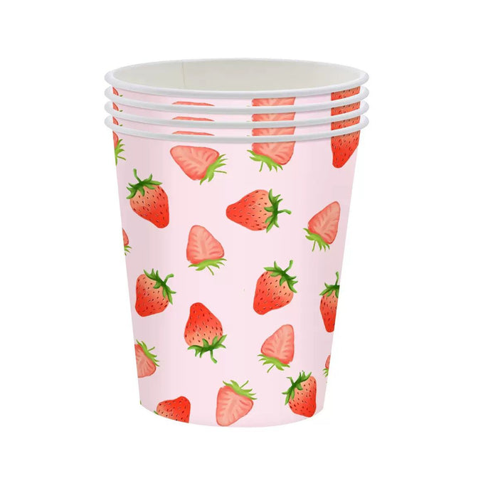 Strawberry Birthday Cups - 10pk