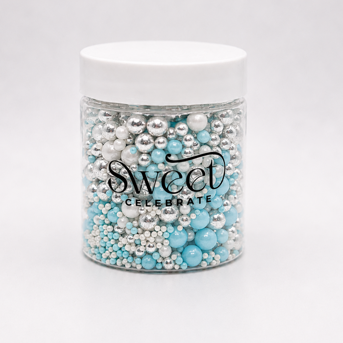 Blue Luxe Pearls Mix Spinkles 100g - Sweet Celebrate