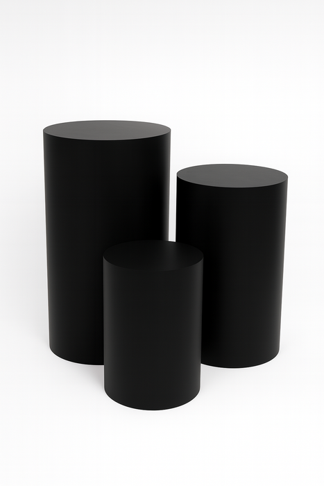 Black Plinth Hire