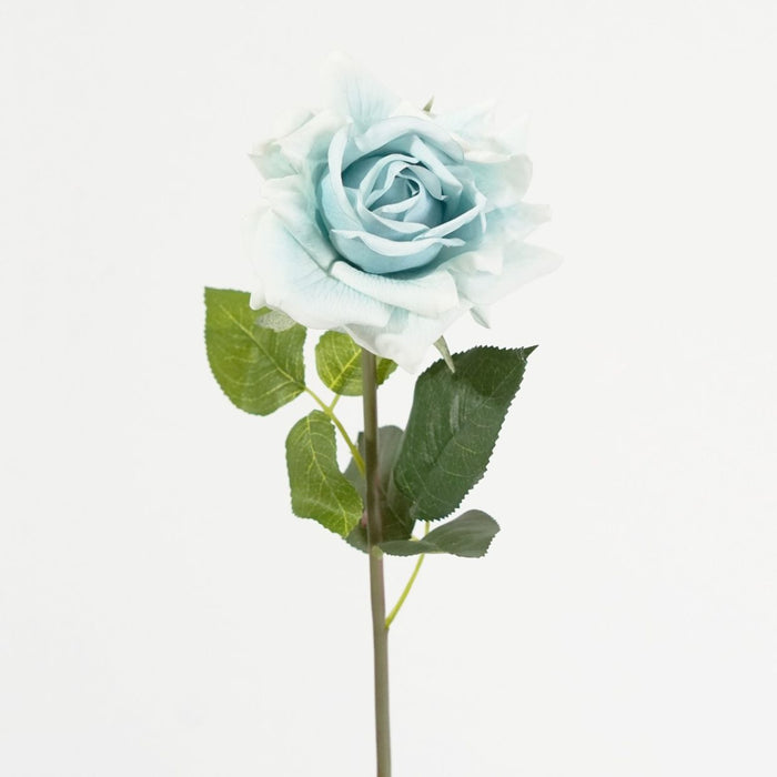 Bella Tea Rose Stem (Baby Blue) Natural Touch