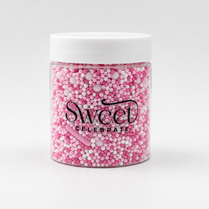 Pretty in Pink Sprinkles 100g - Sweet Celebrate