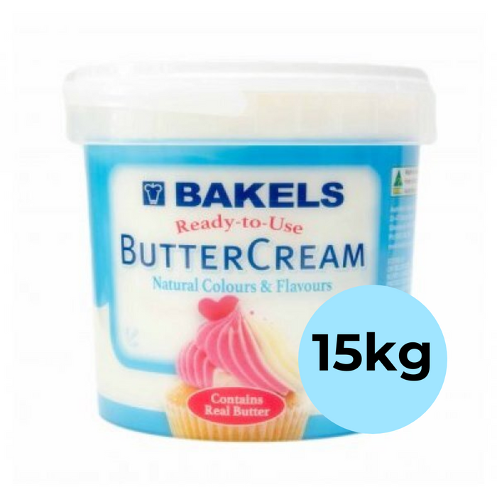 Bakels Buttercream White 15kg *Pre Order*
