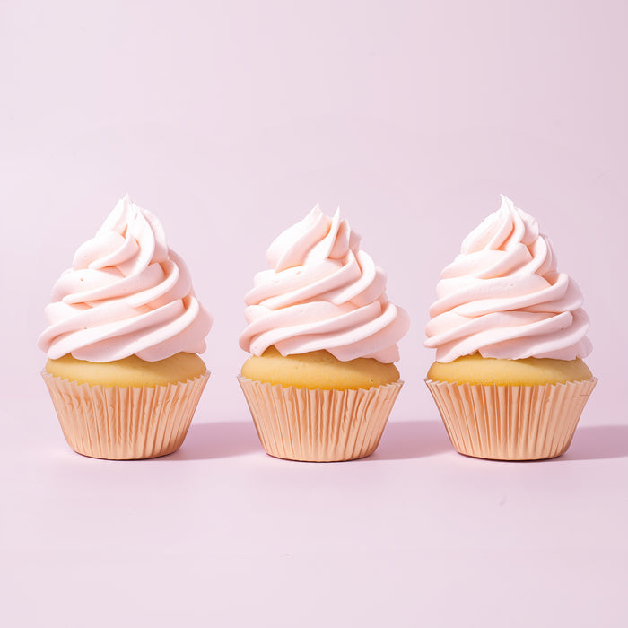 Medium SOFT GOLD Foil Baking Cups (50 pack) - 44mm Base