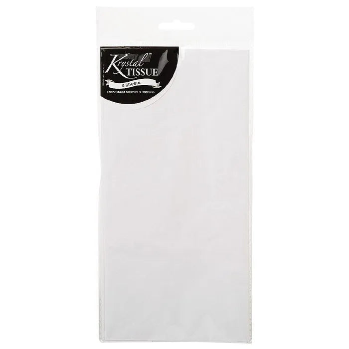 Folded Tissue Paper Sheets 5pk - White