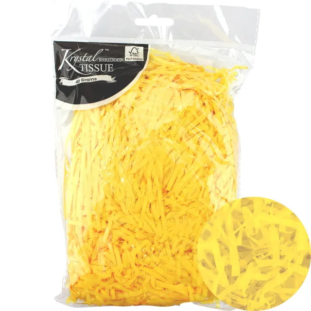 Yellow Shredded Tissue